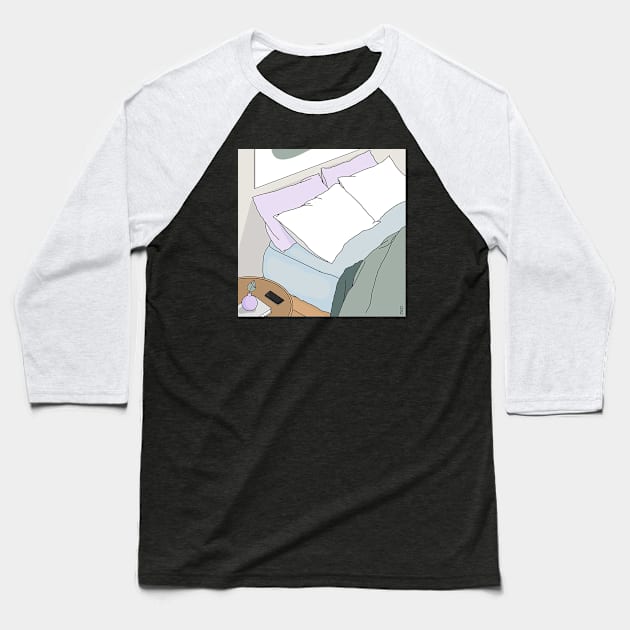 Sweet Dreams Baseball T-Shirt by hazal kirikci